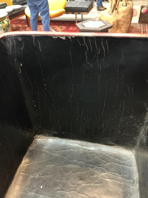 Lot 1453 - CHINESE CINNABAR LACQUER PLANTER