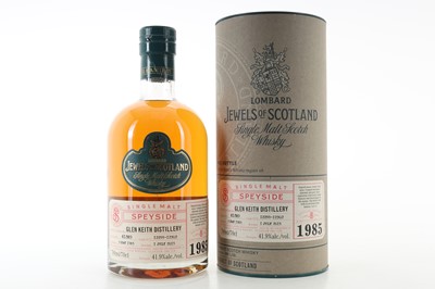 Lot 117 - **GLEN KEITH 1985 30 YEAR OLD LOMBARD JEWELS OF SCOTLAND