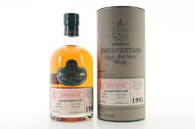 Lot 139 - **GLEN KEITH 1985 30 YEAR OLD LOMBARD JEWELS OF SCOTLAND