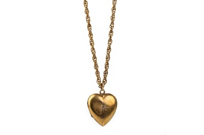 Lot 475 - HEART SHAPED LOCKET