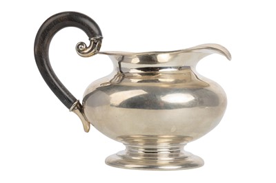 Lot 1030 - DUTCH SILVER CREAM JUG