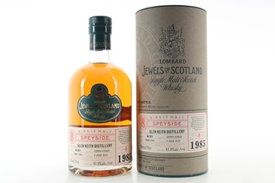 Lot 163 - **GLEN KEITH 1985 30 YEAR OLD LOMBARD JEWELS OF SCOTLAND