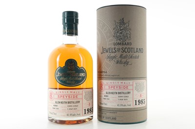 Lot 171 - **GLEN KEITH 1985 30 YEAR OLD LOMBARD JEWELS OF SCOTLAND