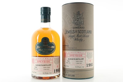 Lot 179 - **GLEN KEITH 1985 30 YEAR OLD LOMBARD JEWELS OF SCOTLAND