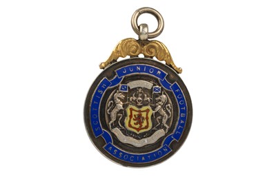 Lot 1810 - JOHN JOHNSTON, SCOTTISH JUNIOR FOOTBALL ASSOCIATION MEDAL