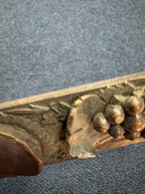 Lot 1460 - CHINESE CARVED BAMBOO INKWELL