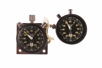 Lot 856 - RARE HEUER MONTE CARLO MILITARY ISSUE STOP...
