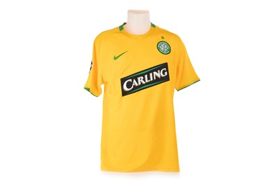Lot 1815 - GLASGOW CELTIC FOOTBALL CLUB CHAMPIONS LEAGUE MATCH PREPARED PLAYER ISSUE JERSEY