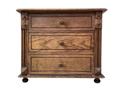 Lot 92 - APPRENTICE CHEST OF DRAWERS