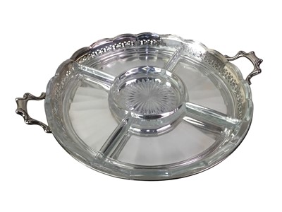 Lot 62 - FOUR SILVER PLATED ENTREE DISHES