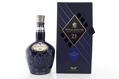Lot 272 - CHIVAS ROYAL SALUTE 21 YEAR OLD KRISTJANA S WILLIAMS EDITION