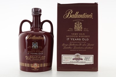 Lot 279 - BALLANTINE'S 17 YEAR OLD 60TH ANNIVERSARY DECANTER 75CL