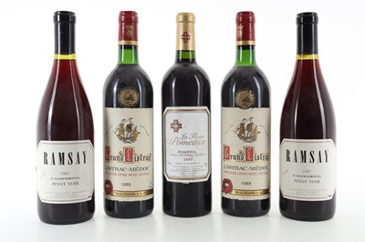 Lot 270 - 5 ASSORTED RED WINES