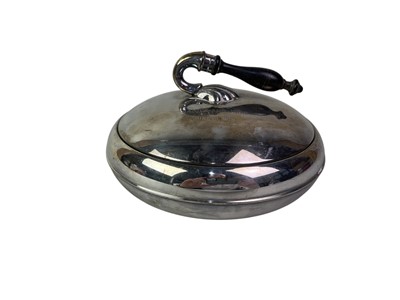 Lot 98 - SILVER PLATED SERVING DISH