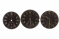 Lot 866 - CYMA MILITARY ISSUE DIAL WITH PART MOVEMENT...