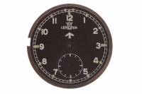 Lot 871 - LEMANIA MILITARY ISSUE DIAL with part movement...