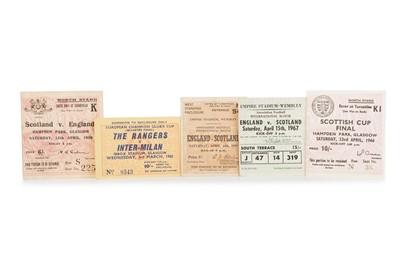 Lot 1844 - GROUP OF FOOTBALL TICKET STUBS