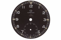 Lot 875 - OMEGA MILITARY ISSUE DIAL black and of round...
