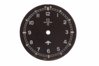 Lot 876 - OMEGA MILITARY ISSUE DIAL black and of round...