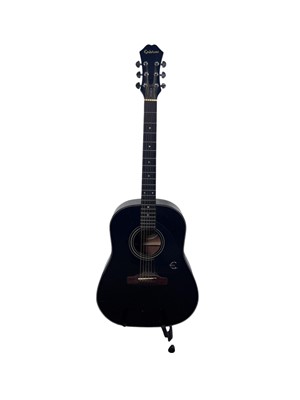Lot 327 - EPIPHONE AJ-10/BK GUITAR