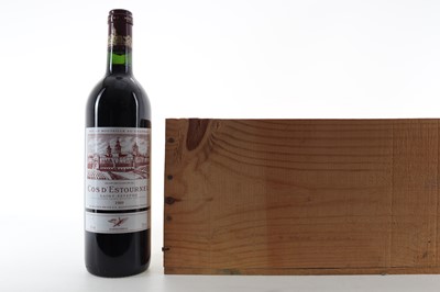 Lot 251 - CASE OF 12 CHATEAU COS D'ESTOURNEL 1989 VINTAGE