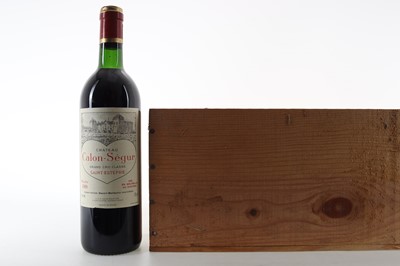 Lot 291 - CASE OF 12 CHATEAU CALON SEGUR 1989 VINTAGE