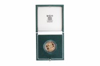 Lot 560 - GOLD PROOF TWO POUND COIN DATED 1988 in...