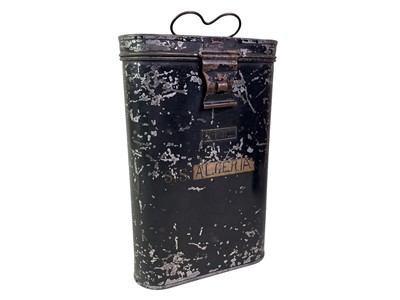 Lot 143 - TWO DOCUMENT STORAGE TINS