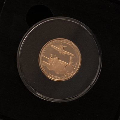 Lot 36 - THE 80TH ANNIVERSARY OF THE BATTLE OF BRITAIN GOLD SOVEREIGN