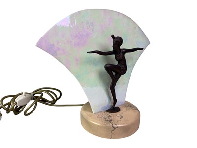 Lot 121 - ART DECO STYLE LAMP