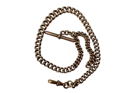 Lot 4 - GOLD POCKET WATCH CHAIN