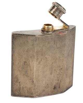 Lot 1039 - GEORGE VI SILVER HIP FLASK