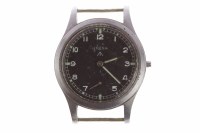 Lot 903 - GENTLEMAN'S LEMANIA MILITARY ISSUE STAINLESS...
