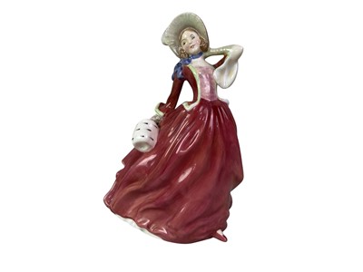 Lot 264 - ROYAL DOULTON FIGURE OF AUTUMN BREEZES