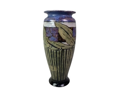 Lot 267 - ROYAL DOULTON STONEWARE BALUSTER VASE