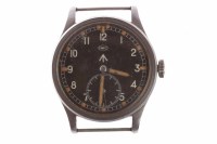 Lot 907 - GENTLEMAN'S IWC MILITARY ISSUE STAINLESS STEEL...
