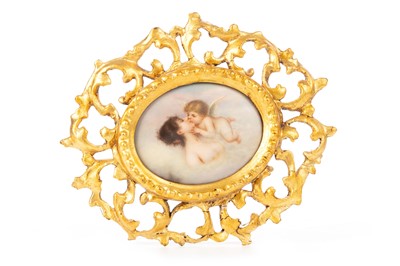 Lot 1467 - GERMAN PORCELAIN PANEL