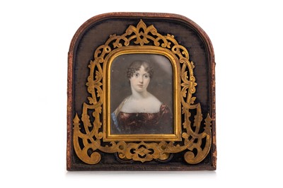 Lot 1474 - HANNAH ELIZA ANNETT (1794 - 1860) OF MILFIELD HILL HOUSE, VICTORIAN PORTRAIT MINIATURE