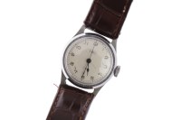 Lot 919 - GENTLEMAN'S EBEL MILITARY ISSUE STAINLESS...