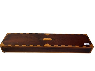 Lot 461 - EDWARDIAN MAHOGANY AND INLAID BOX