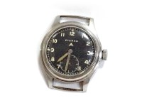 Lot 920 - GENTLEMAN'S ETERNA MILITARY ISSUE STAINLESS...