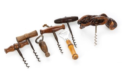Lot 1478 - GROUP OF CORKSCREWS