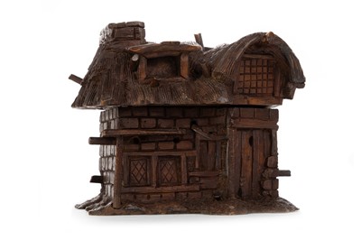 Lot 1486 - BLACK FOREST CARVED TEAK JEWELLERY CASKET