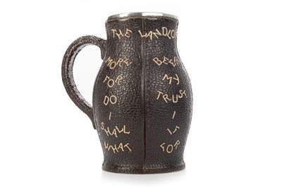 Lot 1499 - UNUSUAL DOULTON & SLATER STONEWARE JUG
