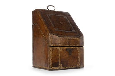 Lot 1504 - GEORGE III STATIONERY BOX