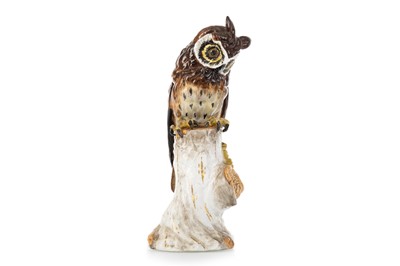 Lot 1519 - CONTINENTAL FIGURE OF AN OWL
