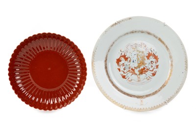 Lot 1513 - CHINESE PORCELAIN 'CHRYSANTHEMUM' DISH