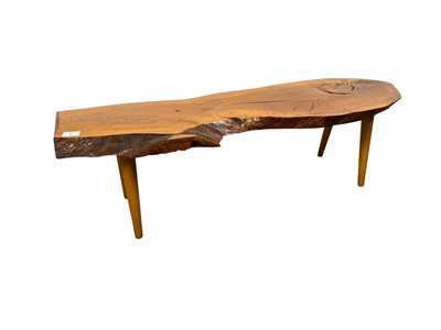 Lot 527 - RUSTIC OAK OCCASIONAL TABLE