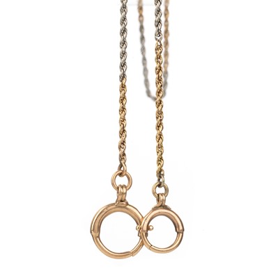 Lot 518 - GOLD BICOLOUR CHAIN