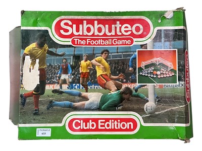 Lot 633 - COLLECTION OF SUBBUTEO GAMES